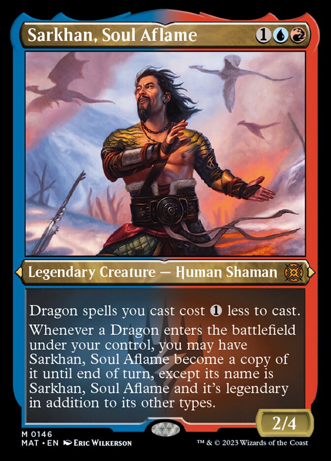 Sarkhan, Soul Aflame (Foil Etched) [March of the Machine: The Aftermath] | Lots Moore NSW