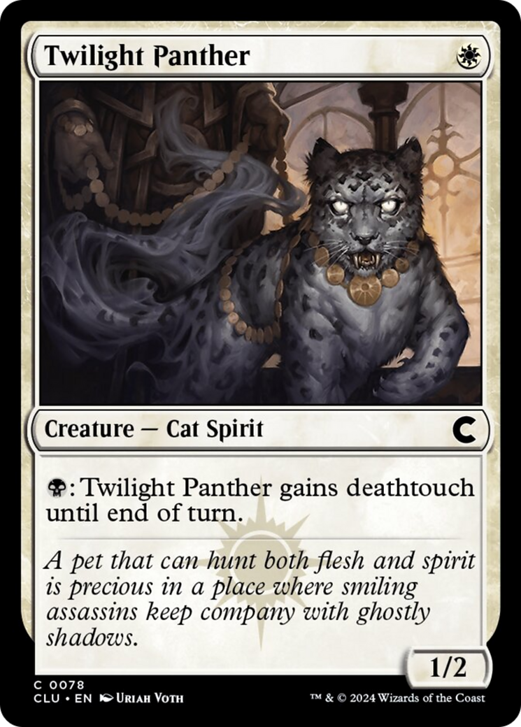 Twilight Panther [Ravnica: Clue Edition] | Lots Moore NSW