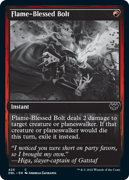 Flame-Blessed Bolt [Innistrad: Double Feature] | Lots Moore NSW