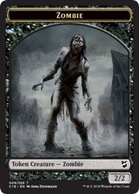 Zombie // Shapeshifter Double-sided Token [Commander 2018 Tokens] | Lots Moore NSW