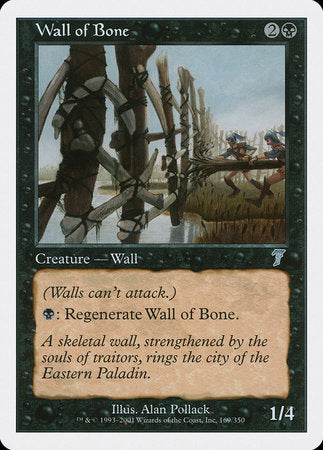 Wall of Bone [Seventh Edition] | Lots Moore NSW