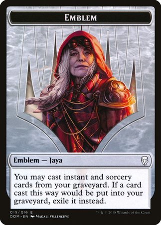 Emblem - Jaya Ballard [Dominaria Tokens] | Lots Moore NSW