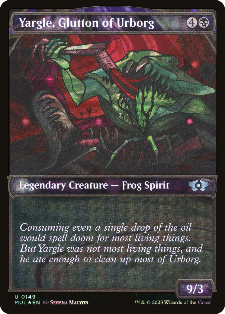 Yargle, Glutton of Urborg (Halo Foil) [Multiverse Legends] | Lots Moore NSW