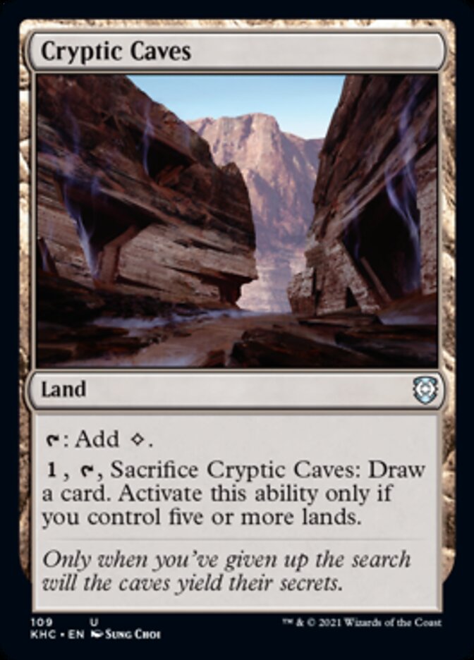 Cryptic Caves [Kaldheim Commander] | Lots Moore NSW