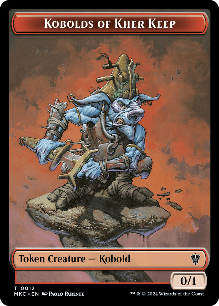 Soldier // Kobolds of Kher Keep Double-Sided Token [Murders at Karlov Manor Commander Tokens] | Lots Moore NSW