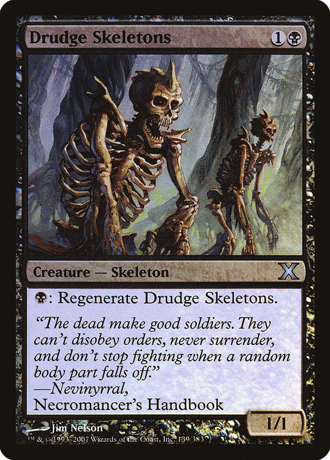 Drudge Skeletons (Premium Foil) [Tenth Edition] | Lots Moore NSW