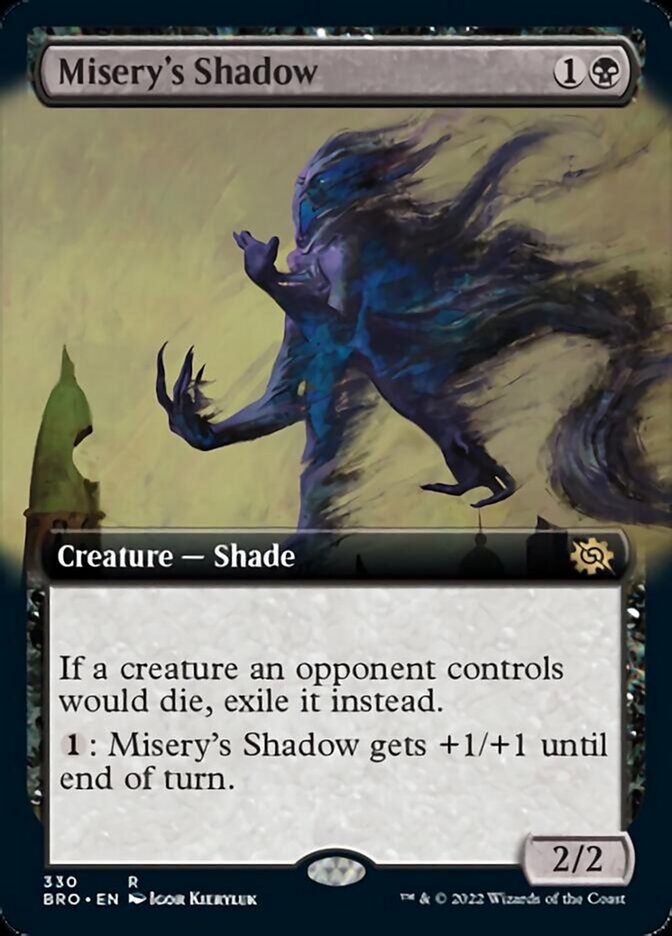 Misery's Shadow (Extended Art) [The Brothers' War] | Lots Moore NSW