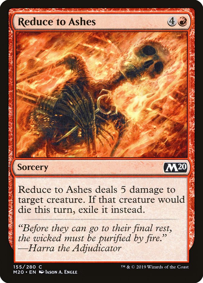 Reduce to Ashes [Core Set 2020] | Lots Moore NSW