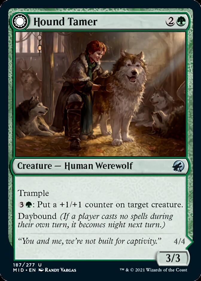 Hound Tamer // Untamed Pup [Innistrad: Midnight Hunt] | Lots Moore NSW