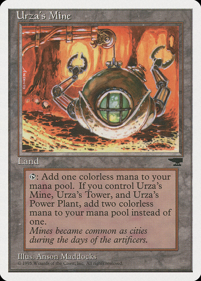 Urza's Mine (Orange Background) [Chronicles] | Lots Moore NSW