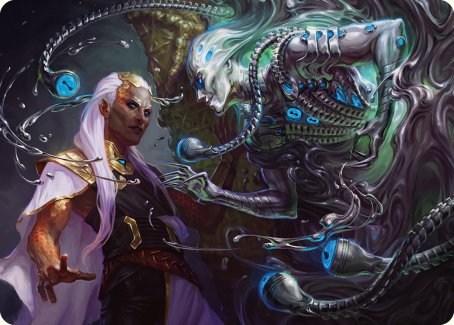 Mirage Mockery Art Card [Phyrexia: All Will Be One Art Series] | Lots Moore NSW