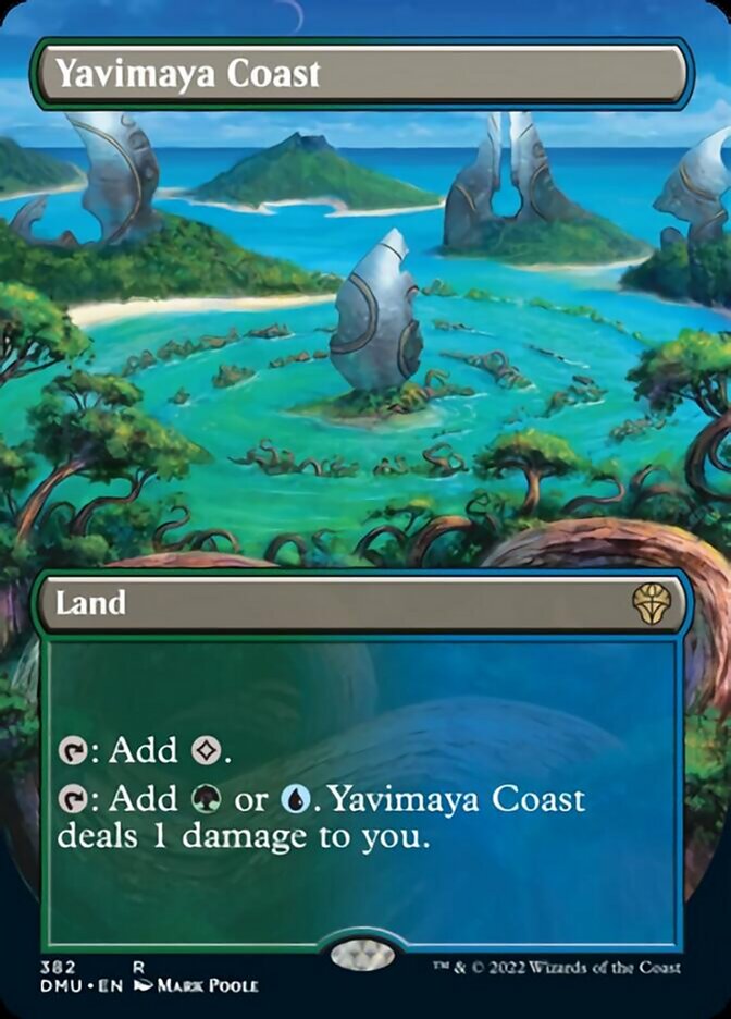 Yavimaya Coast (Borderless Alternate Art) [Dominaria United] | Lots Moore NSW