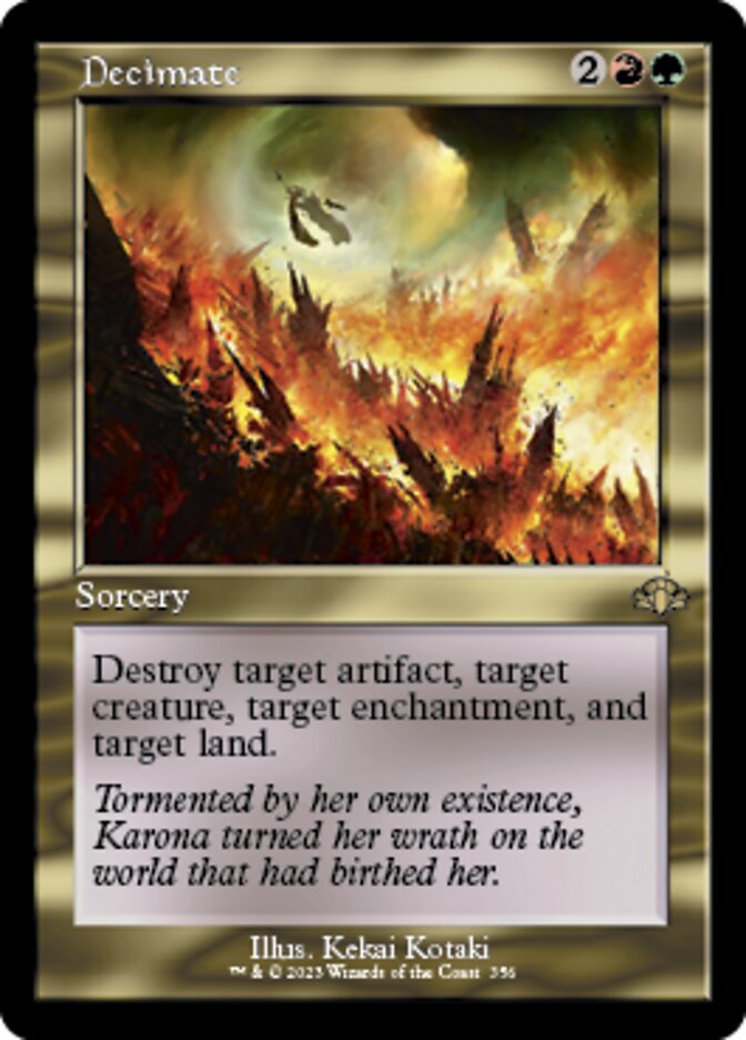 Decimate (Retro) [Dominaria Remastered] | Lots Moore NSW