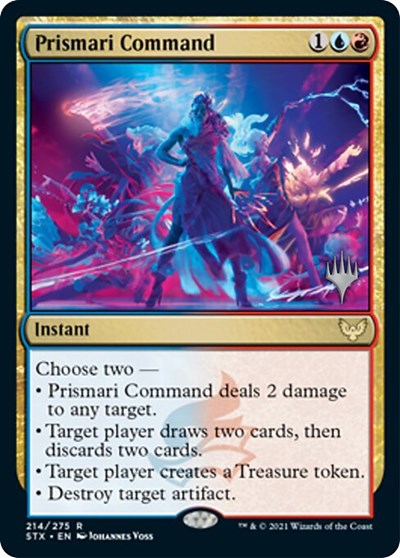 Prismari Command (Promo Pack) [Strixhaven: School of Mages Promos] | Lots Moore NSW