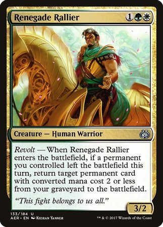 Renegade Rallier [Aether Revolt] | Lots Moore NSW