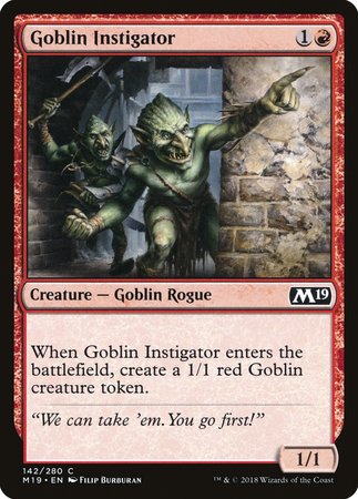 Goblin Instigator [Core Set 2019] | Lots Moore NSW