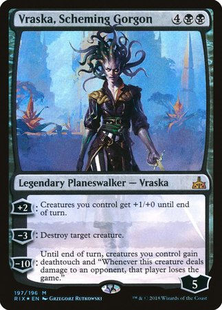 Vraska, Scheming Gorgon [Rivals of Ixalan] | Lots Moore NSW