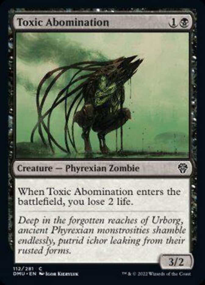 Toxic Abomination [Dominaria United] | Lots Moore NSW