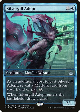 Silvergill Adept [Rivals of Ixalan Promos] | Lots Moore NSW