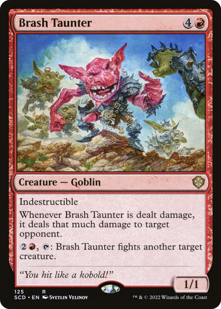 Brash Taunter [Starter Commander Decks] | Lots Moore NSW