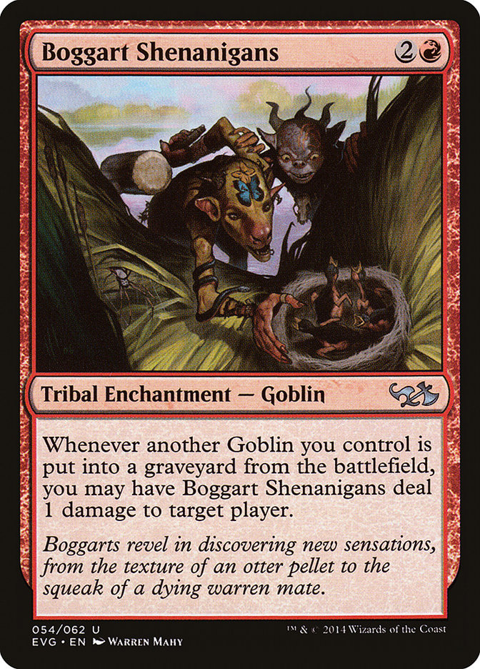 Boggart Shenanigans (Elves vs. Goblins) [Duel Decks Anthology] | Lots Moore NSW