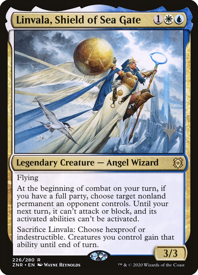 Linvala, Shield of Sea Gate (Promo Pack) [Zendikar Rising Promos] | Lots Moore NSW