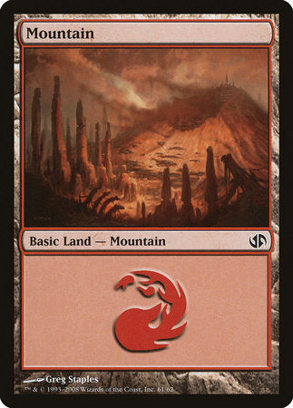 Mountain (61) [Duel Decks: Jace vs. Chandra] | Lots Moore NSW