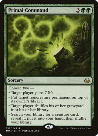 Primal Command [Modern Masters 2017] | Lots Moore NSW