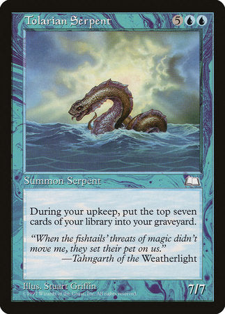 Tolarian Serpent [Weatherlight] | Lots Moore NSW