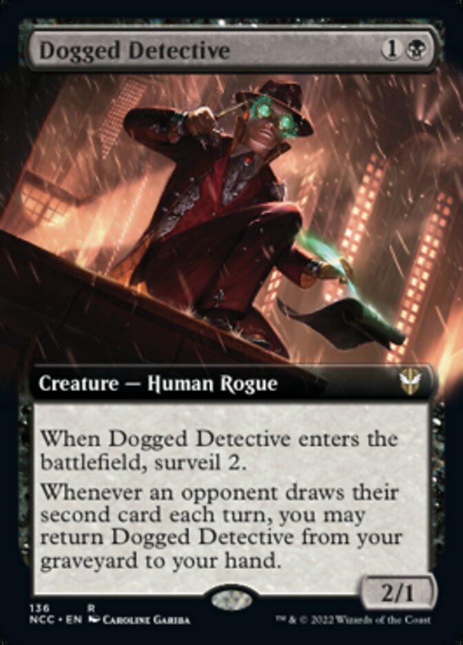 Dogged Detective (Extended Art) [Streets of New Capenna Commander] | Lots Moore NSW