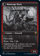 Brutal Cathar // Moonrage Brute [Innistrad: Double Feature] | Lots Moore NSW