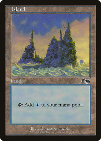 Island (337) [Urza's Saga] | Lots Moore NSW
