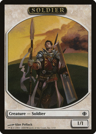 Soldier Token [Shards of Alara Tokens] | Lots Moore NSW