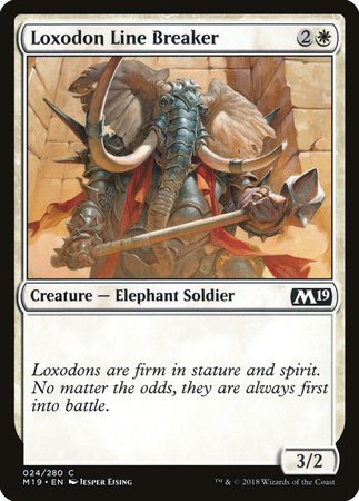 Loxodon Line Breaker [Core Set 2019] | Lots Moore NSW