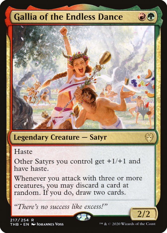 Gallia of the Endless Dance (Promo Pack) [Theros Beyond Death Promos] | Lots Moore NSW