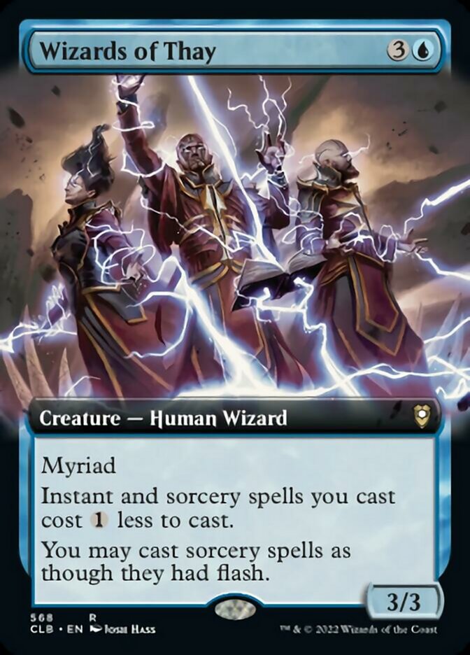 Wizards of Thay (Extended Art) [Commander Legends: Battle for Baldur's Gate] | Lots Moore NSW