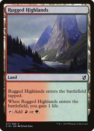 Rugged Highlands [Commander 2019] | Lots Moore NSW
