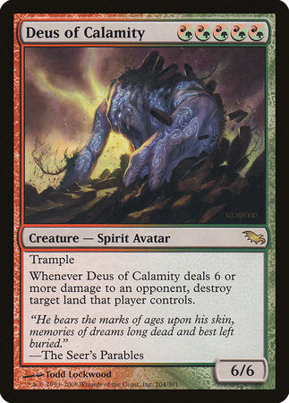 Deus of Calamity [Shadowmoor] | Lots Moore NSW