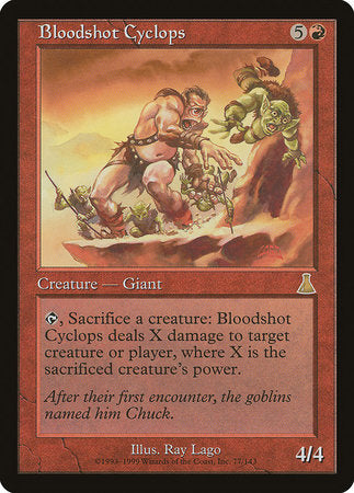 Bloodshot Cyclops [Urza's Destiny] | Lots Moore NSW