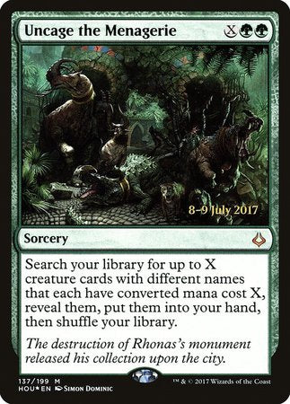 Uncage the Menagerie [Hour of Devastation Promos] | Lots Moore NSW