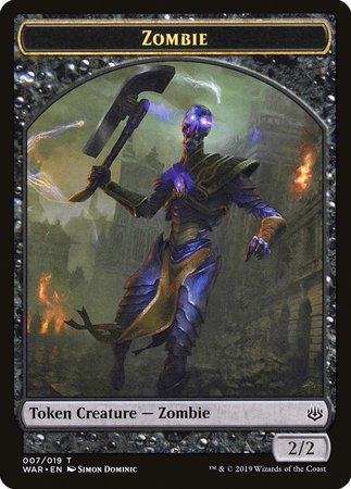 Zombie Token [War of the Spark Tokens] | Lots Moore NSW