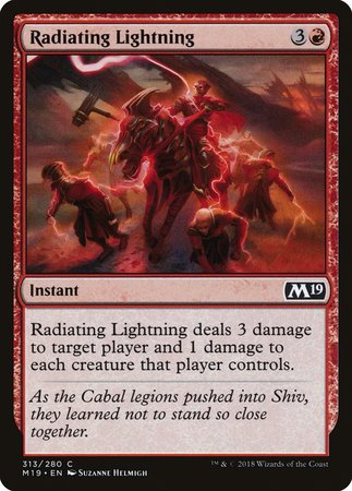 Radiating Lightning [Core Set 2019] | Lots Moore NSW