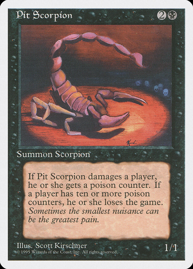 Pit Scorpion [Fourth Edition] | Lots Moore NSW
