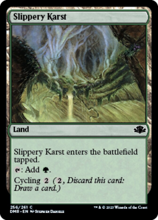 Slippery Karst [Dominaria Remastered] | Lots Moore NSW