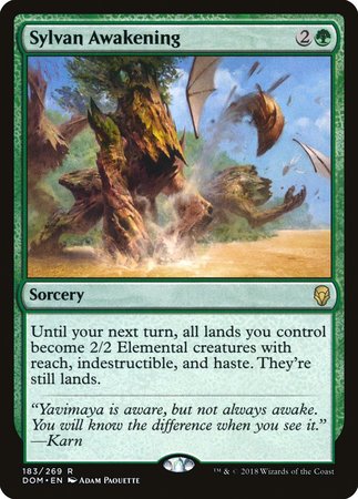 Sylvan Awakening [Dominaria] | Lots Moore NSW