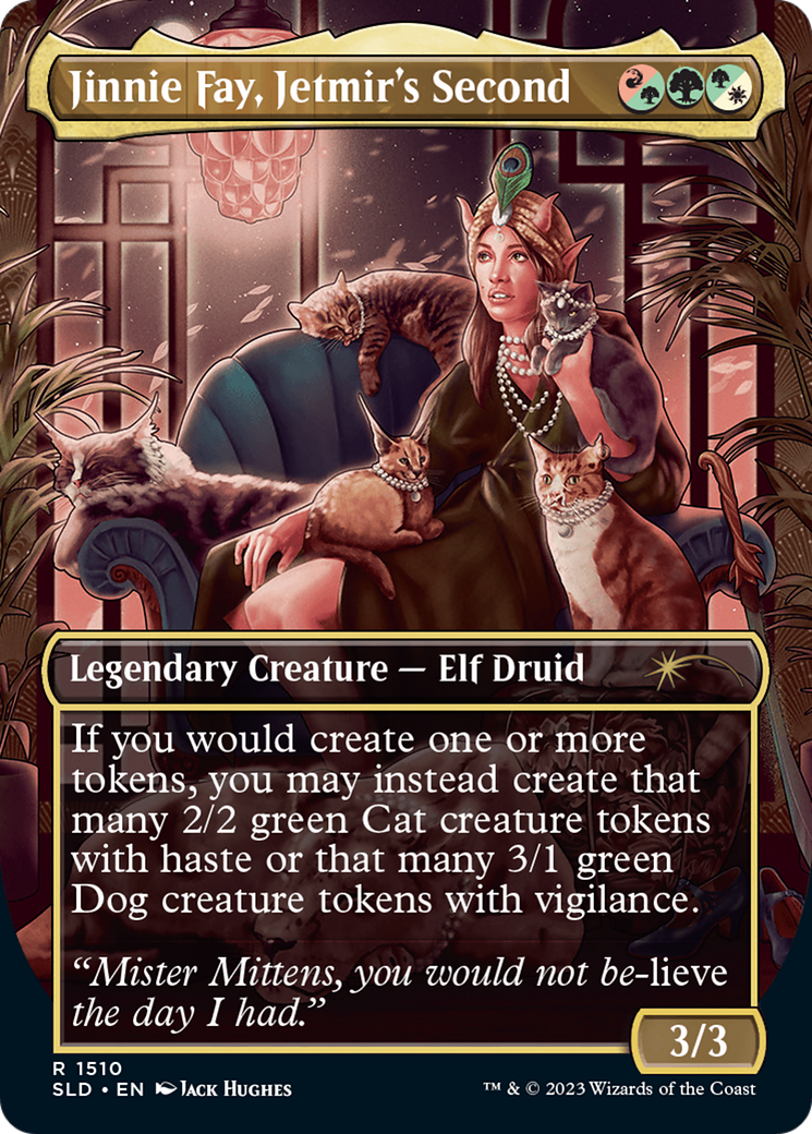 Jinnie Fay, Jetmir's Second // Jinnie Fay, Jetmir's Second [Secret Lair Commander Deck: Raining Cats and Dogs] | Lots Moore NSW