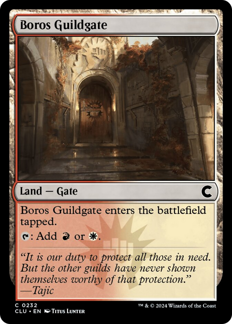 Boros Guildgate [Ravnica: Clue Edition] | Lots Moore NSW