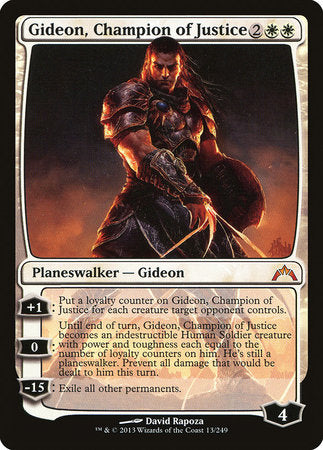 Gideon, Champion of Justice [Gatecrash] | Lots Moore NSW