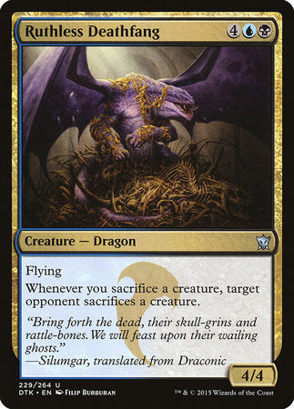 Ruthless Deathfang [Dragons of Tarkir] | Lots Moore NSW