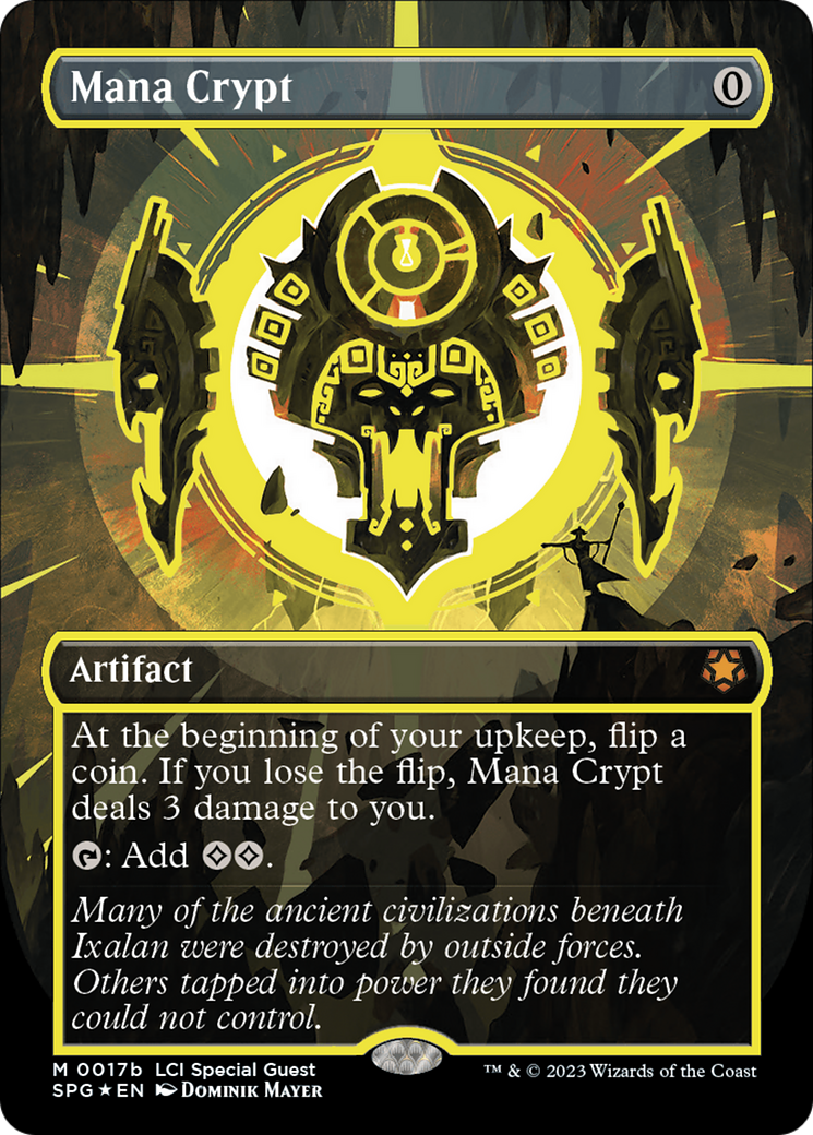 Mana Crypt (0017b) (Borderless) [The Lost Caverns of Ixalan Special Guests] | Lots Moore NSW